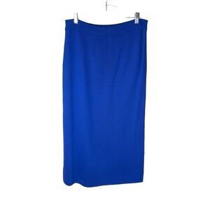 Vintage That’s‎ Me! Royal Blue Sweater Maxi Skirt Size Large